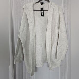 Banana Republic Women's Cream Open Front Sweater